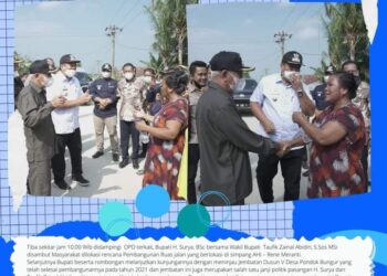 Bupati dan Wakil Bupati Tinjau Rencana Pembangunan Jalan