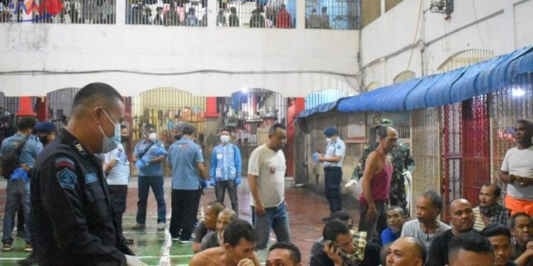 Rutan Kelas l Labuhan Deli Sumatera Utara Razia Warga Binaan