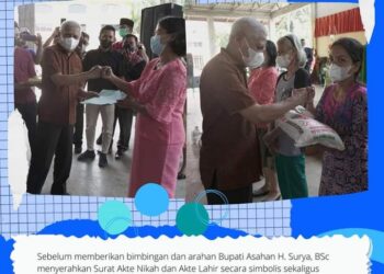 Bupati Asahan Hadiri Syukuran Awal Tahun 2022 BKAG Kabupaten Asahan