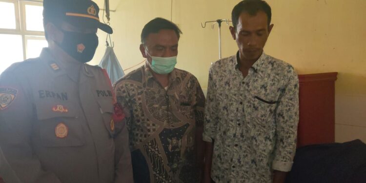 Kapolres Lhokseumawe Bantu Bocah Penderita Penyakit Kulit Asal Seunuddon