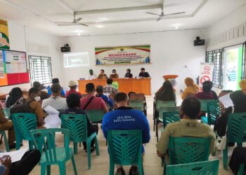 Kasi Ekbang Kecamatan Singkep Buka Musrenbangdes Batu Kacang