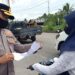 kapolsek Rohil Pantau Langsung Pelaksanaan Penyekatan