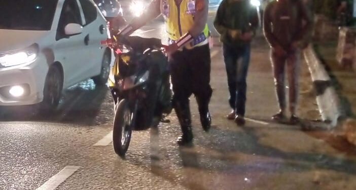Satlantas polres Lhokseumawe Kembali Lakukan Razia Knalpot Brong