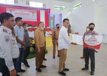 Kementerian PU Bangun Embung Di Desa Air Ringau Serasan dengan anggaran Rp10 milyar