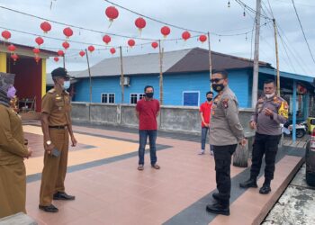 Kapolres Natuna, Melakukan Monitoring dan Pengecekan Kesiapan Perayaan Cap Go Meh Tahun 2022 di Kota Tua Penagi
