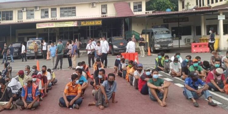 Di Medan, 150 Pelaku Pungutan Parkir Liar dan Aksi Premanisme Diamankan