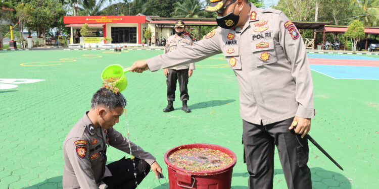 Kapolres Natuna Sambut Kedatangan 30 Bintara Remaja