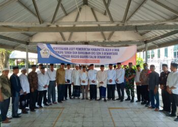 Pemkab Aceh Utara Hibah Aset Bekas SDN 3 Dewantara untuk Masjid Bujang Salim