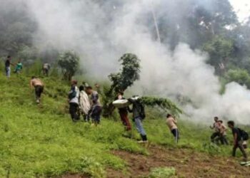 Bakar Lahan Ganja di Madina, Bukti Komitmen Polda Sumut Berantas Kejahatan Narkoba