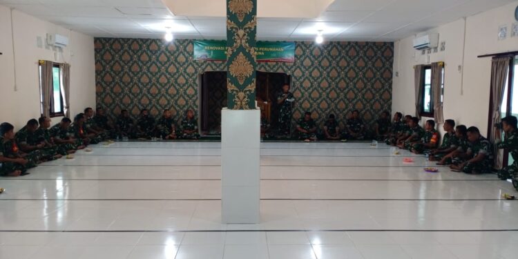 Di masa Akhir Jabatan, Dandim 0318/Natuna, Letkol Asep Syukuran Renovasi Masjid Al-Iklas dan Perumahan Kodim