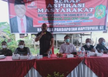 Reses Masa Sidang I Tahun Sidang Ke III TA 2022 Anggota DPRD Medan Renville Napitupulu: Aspirasi Akan Sampaikan di Musrembang