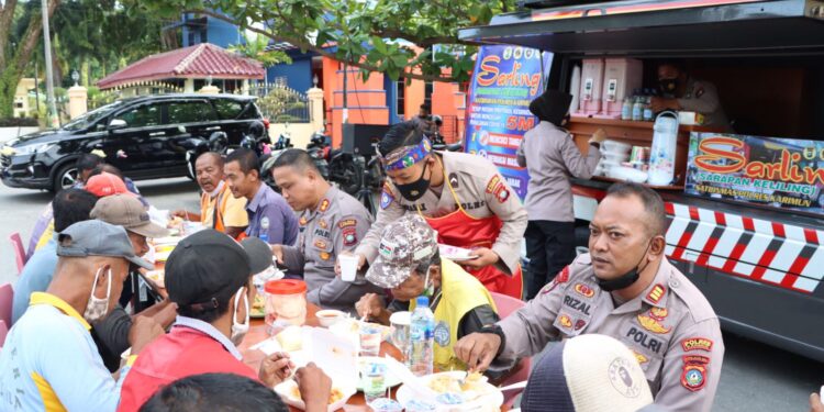 Sat Binmas Polres Karimun Adakan Kegiatan Serapan Keliling Sebagai Bentuk Polmas