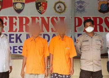 Tim Reskrim Polsek Medan Area berhasil Bekuk Dua Pembobolan Gudang