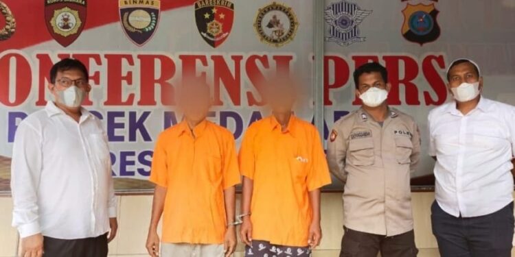 Tim Reskrim Polsek Medan Area berhasil Bekuk Dua Pembobolan Gudang