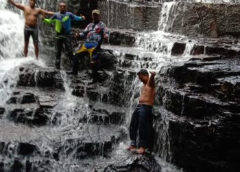 NTAC jelajah Air Terjun gunung Bedung, Natuna kaya Destinasi Wisata