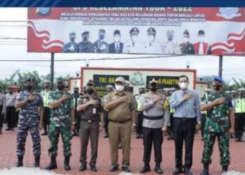Kapolres Asahan Pimpin Apel Gelar Pasukan Ops “Keselamatan Toba 2022”