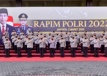 Tindaklanjuti Instruksi Presiden Jokowi,Kapolri Minta Seluruh Personel Tanamkan Nilai Tribrata dan Catur Prasetya