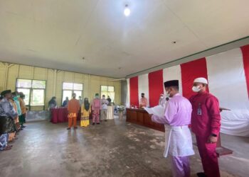 Wabup Lingga Lantik BPD Desa di Sungai Pinang