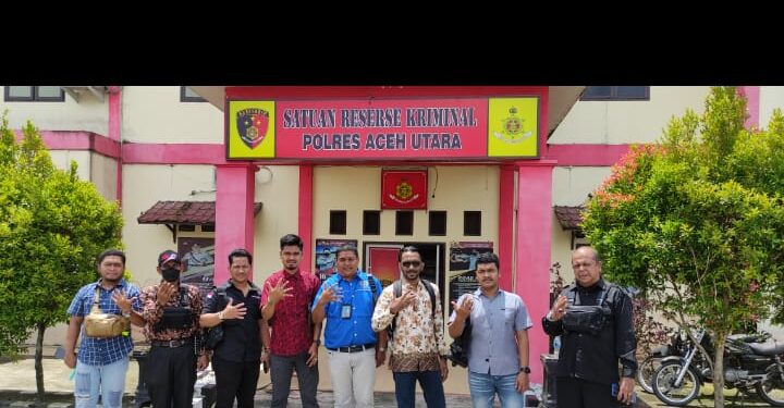 Kisruh Wartawan Aceh Utara, Mulyadi Tompul Terlapor Didampingi Empat Pengacara