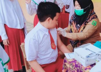 Vaksinasi Peserta Didik SDN 0102 Barumun Capai 62%, Ini Rahasianya
