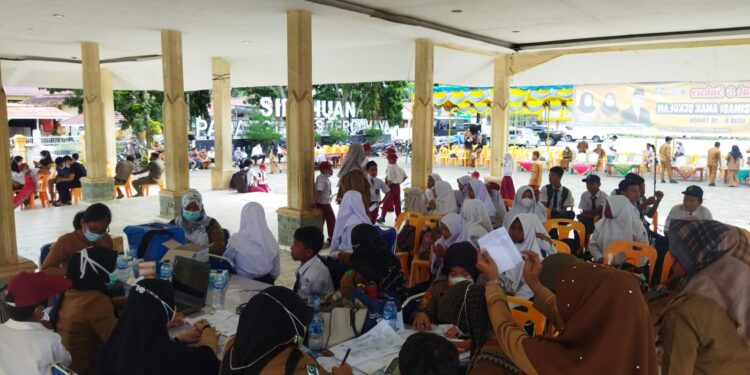 Dinkes Dan Disdikbud Palas Gebyar Vaksinasi Anak Sekolah Usia 6-18 Tahun