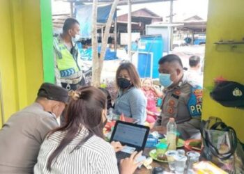 Jajaran Polsek Medan Tuntungan Gencar Laksanakan Vaksinasi Covid-19, Dosis l, ll dan lll Boster