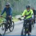 Bupati Asahan Gowes Bareng Ketua PKK dan OPD