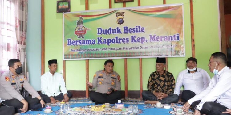 Kapolres Ajak Tokoh Masyarakat, Agama Dan Tokoh Pemuda Peduli Kamtibmas Melalui Program “Duduk Bersile Bersama”