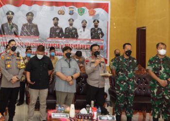 Pelaksanaan Vaksin Capai Target, Kapolda Sumut Berterimakasih Kepada Polres dan Forkopinda