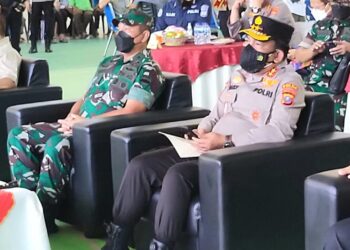 Pantau Langsung Giat Gebyar Vaksinasi, Kapolri Jenderal Polisi Gelar Vidcon Bersama Kapolda Sumut