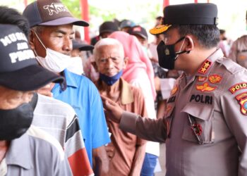 Kapolda Sumut Tinjau Pelaksanaan Vaksinasi Massal di Polres Serdang Bedagai