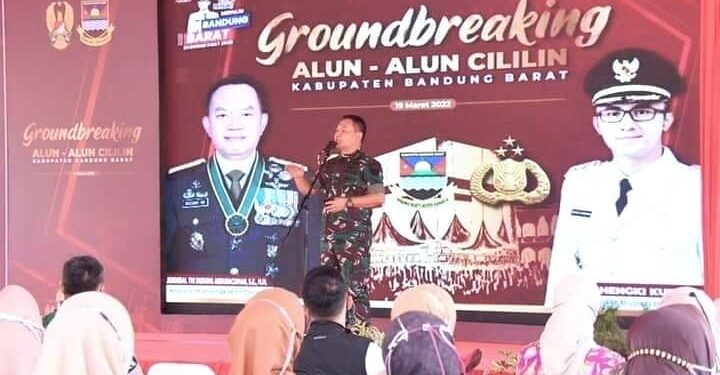 Kasad Dudung Letakkan Batu Pertama Pembangunan Little Madinah