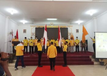 DPD II Partai Golkar Kabupaten Lingga Mengelar Rakerda Perubahan Pimpinan Kecamatan