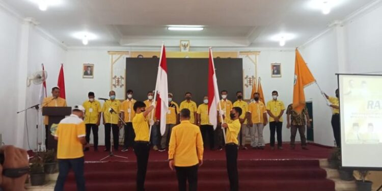 DPD II Partai Golkar Kabupaten Lingga Mengelar Rakerda Perubahan Pimpinan Kecamatan