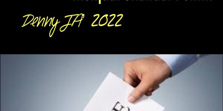 Catatan Denny JA, KETIKA MENUNDA PEMILU 2024 MENJADI SKANDAL POLITIK.