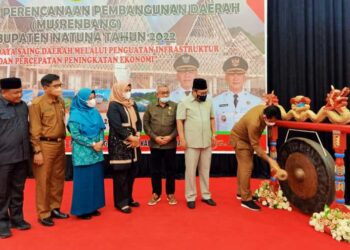 Perdana Di Natuna, Gubernur Kepri Ansar Ahmad Buka Musrembang Tahun 2022