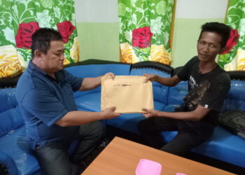 HNSI Lingga Serahkan 61 Buah Pas Kecil Pompong Untuk Nelayan Desa Mamut
