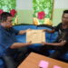 HNSI Lingga Serahkan 61 Buah Pas Kecil Pompong Untuk Nelayan Desa Mamut