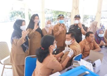 Pemda Palas Terus Gencarkan Vaksin Massal, Target Usia Produktif