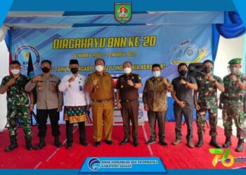 Wakil Bupati Asahan Hadiri Peringatan HUT BNN ke-20
