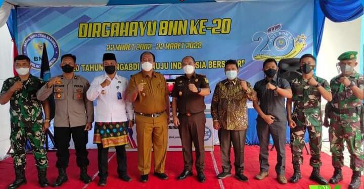 Wakil Bupati Asahan Hadiri Peringatan HUT BNN ke-20