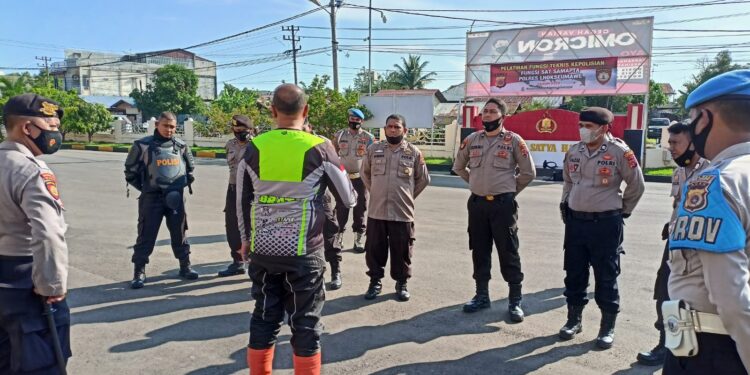Sat Samapta Polres Lhokseumawe Gelar Pelatihan Fungsi Teknis Untuk Personel
