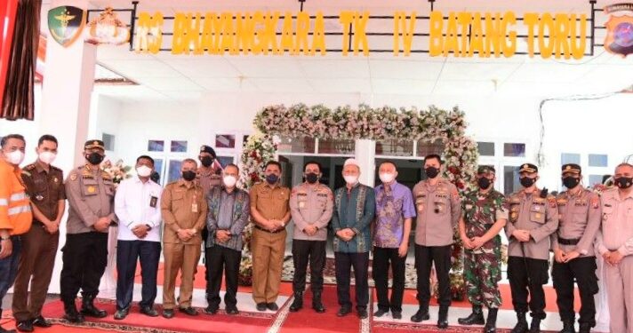 Putra Panca Simanjuntak Resmikan Rumah Sakit Bhayangkara Tingkat IV Batang Toru