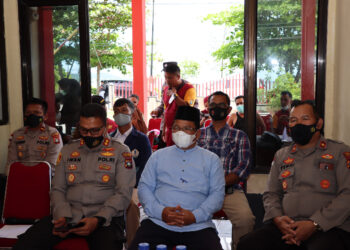 Polsek Bunguran Timur Buka Gerai Vaksin Untuk Masyarakat Perbatasan