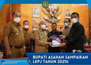 Bupati Asahan Sampaikan LKPJ Tahun 2021 Kepala Daerah TA 2021