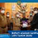 Bupati Asahan Sampaikan LKPJ Tahun 2021 Kepala Daerah TA 2021