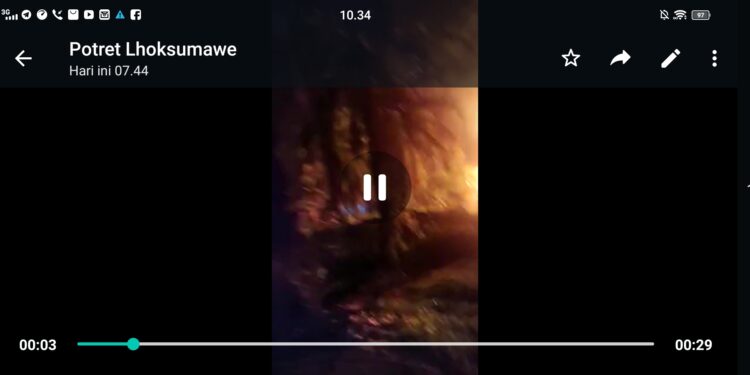 Sumur Minyak Milik Warga Di Aceh Meledak