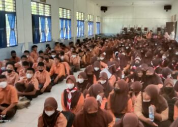 SMPN 1 Pulau Rakyat Gelar Pelantikan OSIS, Peringatan Hari Air Se-Dunia Dan Punggahan