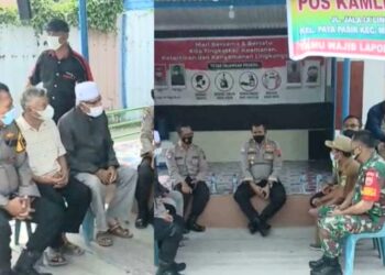 Dalam Rangka Perlombaan,  Tim Polda Sumatera Utara Tinjau Pos Kamling 04 Paya Pasir Marelan