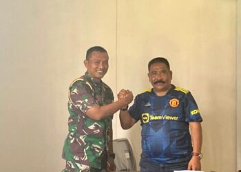 Danpuslatpurmar 9 Dabo Singkep, Mayor Mar Adid Kurniawan Terpilih Sebagai Ketua Umum Kick Boxing Indonesia di Lingga